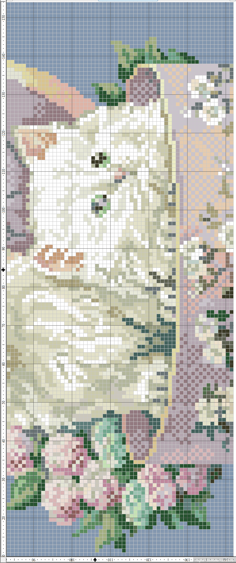 Котики 3 крестиком — Схемы вышивки крестом: фото узоров (фото 10)