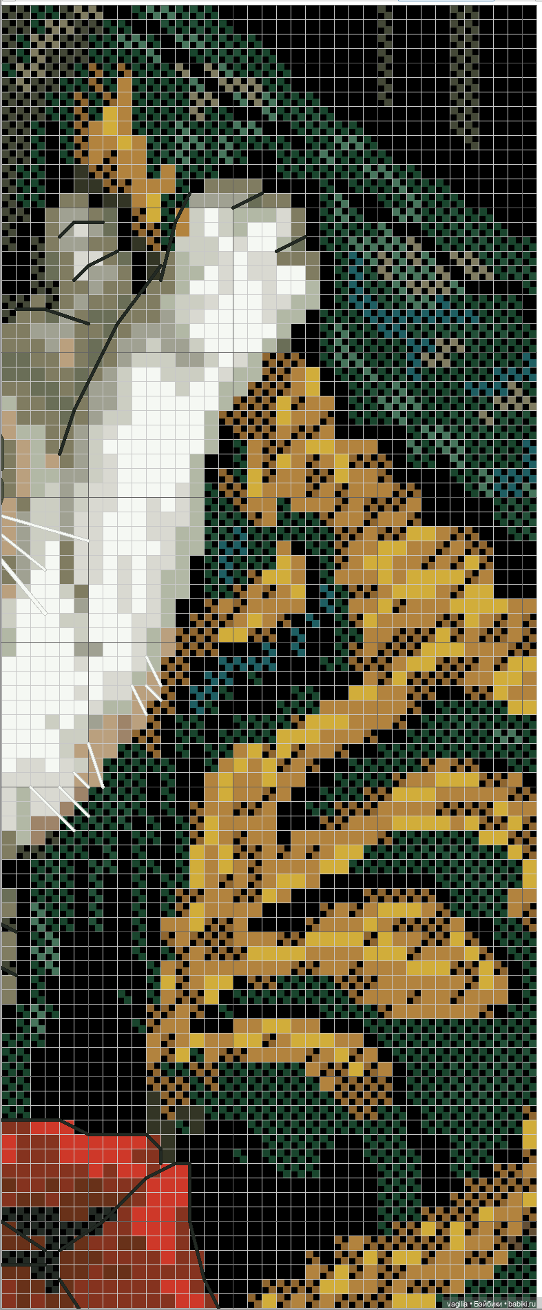 Котики 3 крестиком — Схемы вышивки крестом: фото узоров