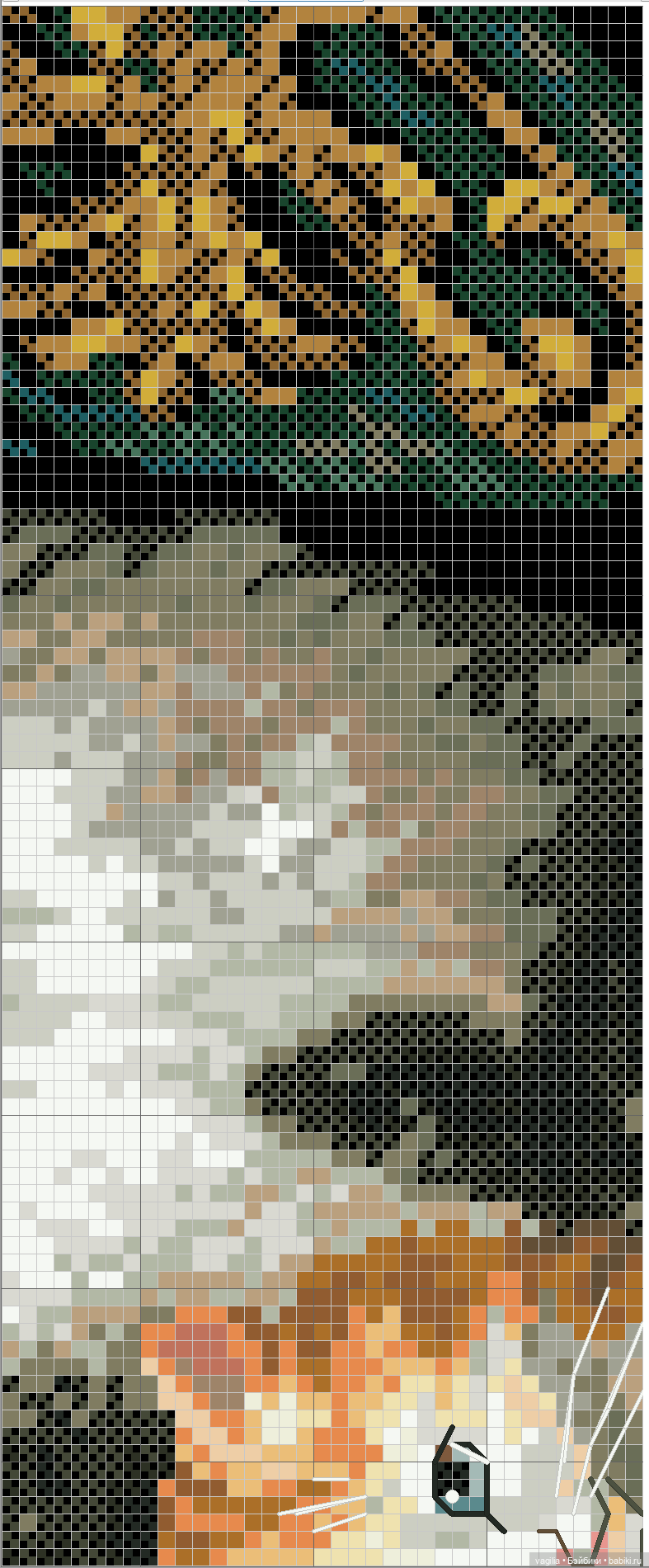 Котики 3 крестиком — Схемы вышивки крестом: фото узоров