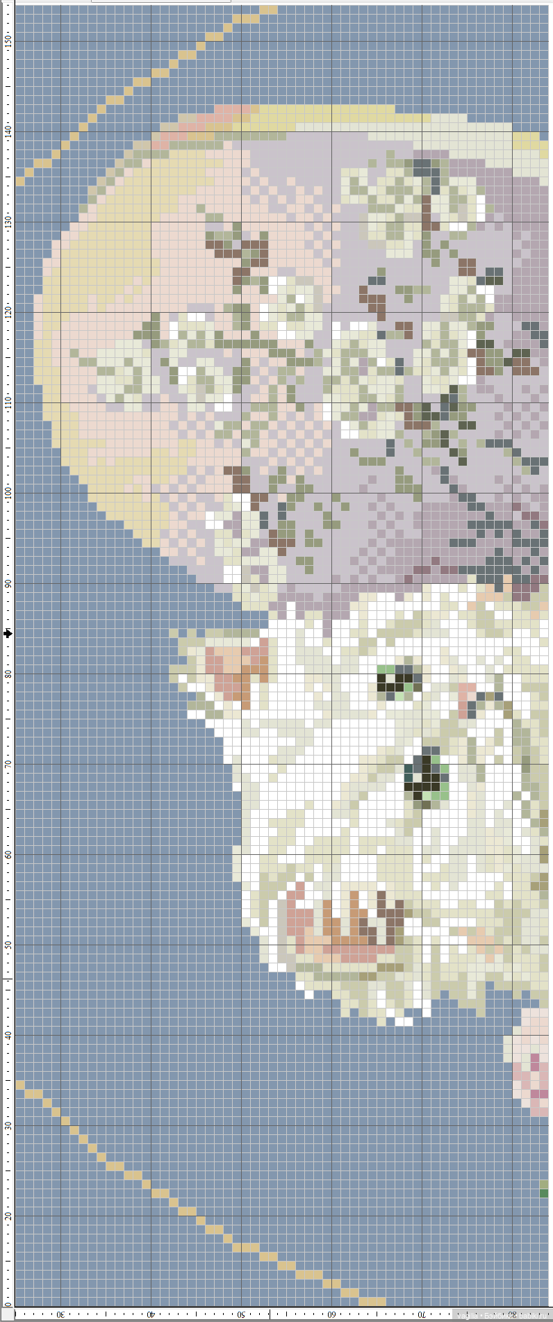 Котики 3 крестиком — Схемы вышивки крестом: фото узоров (фото 9)