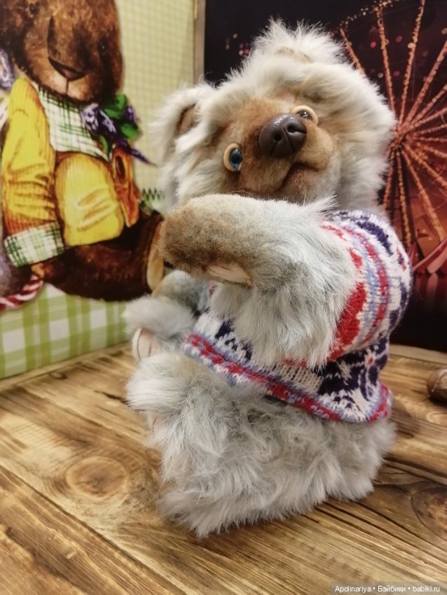 Марли и 1 декабря — Авторские мишки Тедди и друзья: фото (фото 4)