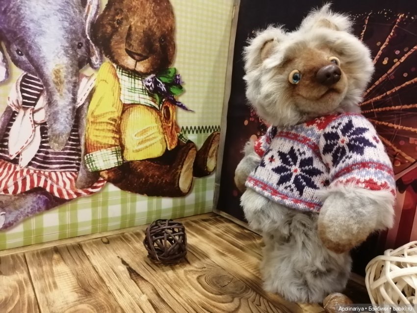 Марли и 1 декабря — Авторские мишки Тедди и друзья: фото (фото 8)