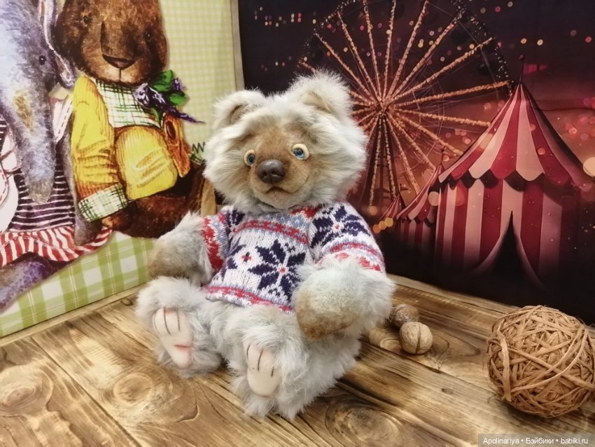 Марли и 1 декабря — Авторские мишки Тедди и друзья: фото (фото 3)