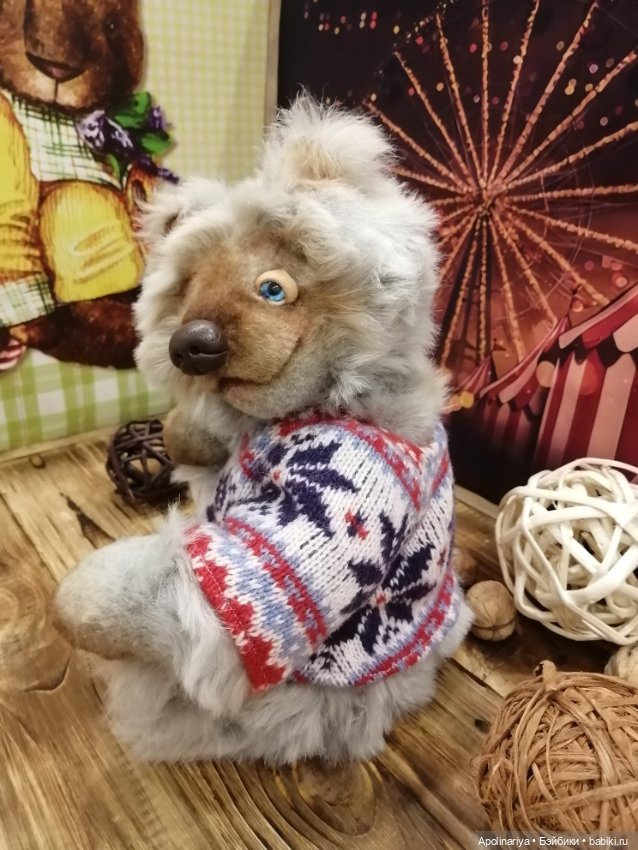 Марли и 1 декабря — Авторские мишки Тедди и друзья: фото (фото 9)