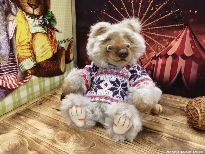 Марли и 1 декабря — Авторские мишки Тедди и друзья: фото