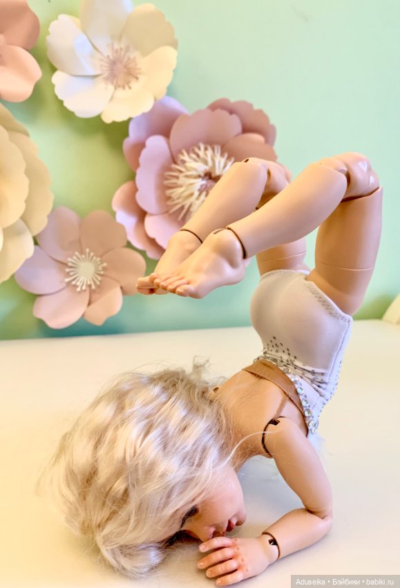 Гимнастический этюд с новейшими усовершенствованиями авторской девочки от A.T.Dolls Татьяна Бачурина