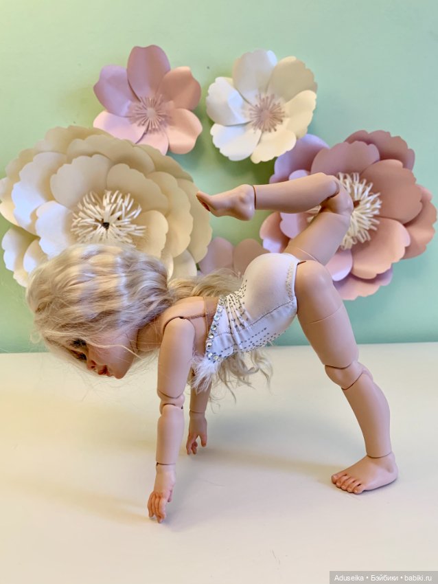 Гимнастический этюд с новейшими усовершенствованиями авторской девочки от A.T.Dolls Татьяна Бачурина (фото 8)