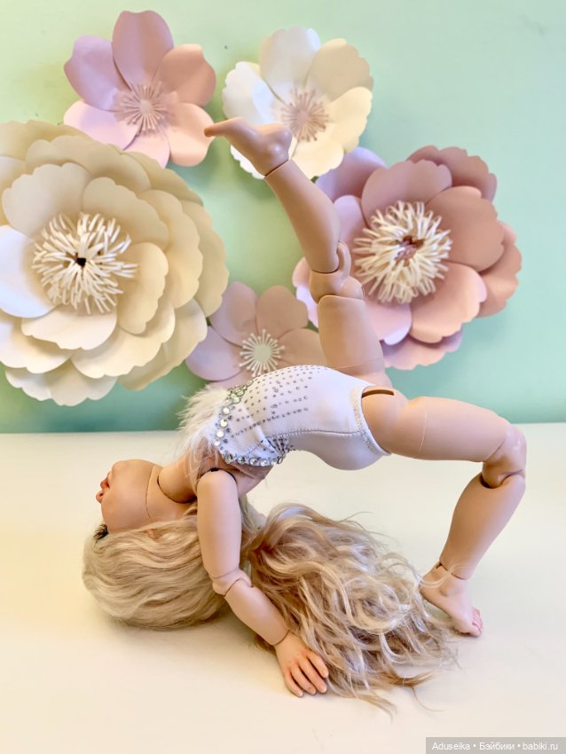 Гимнастический этюд с новейшими усовершенствованиями авторской девочки от A.T.Dolls Татьяна Бачурина