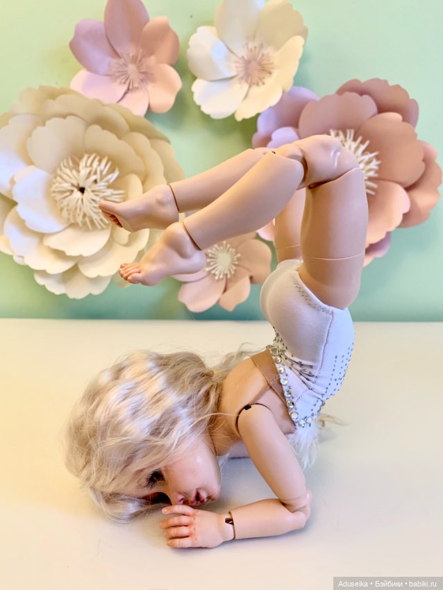 Гимнастический этюд с новейшими усовершенствованиями авторской девочки от A.T.Dolls Татьяна Бачурина (фото 9)