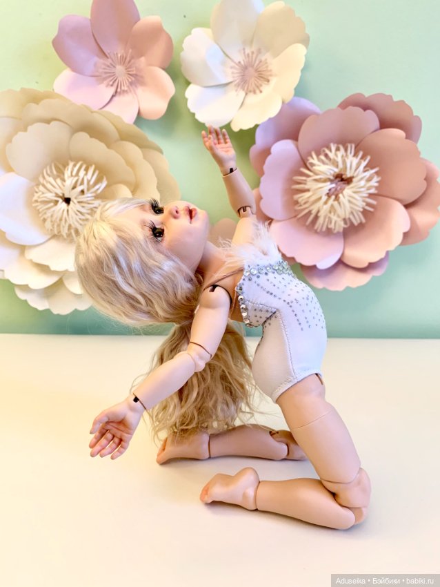 Гимнастический этюд с новейшими усовершенствованиями авторской девочки от A.T.Dolls Татьяна Бачурина