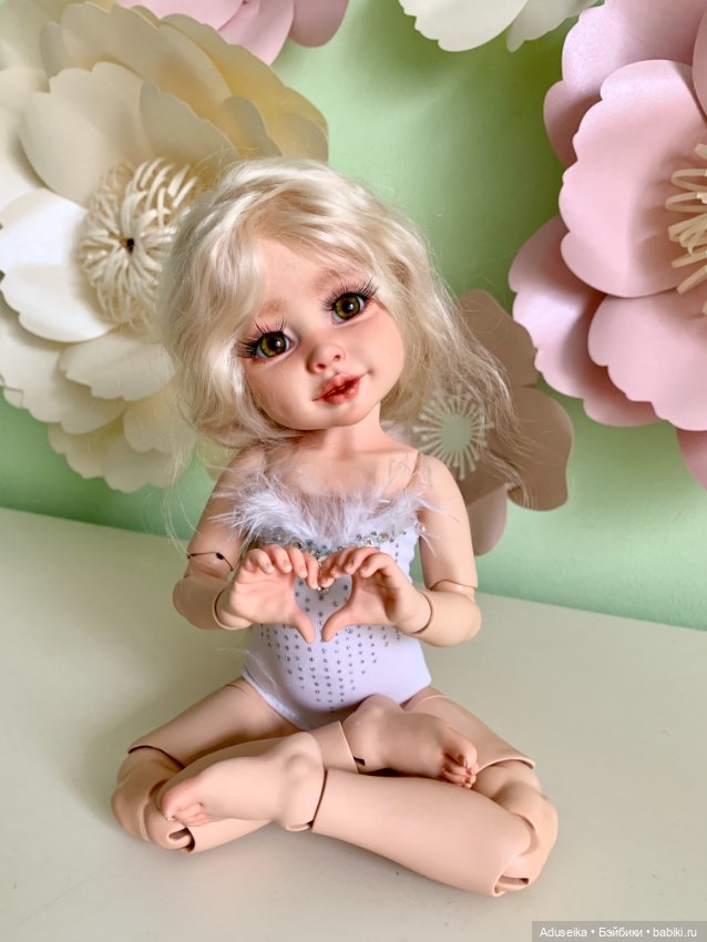 Гимнастический этюд с новейшими усовершенствованиями авторской девочки от A.T.Dolls Татьяна Бачурина