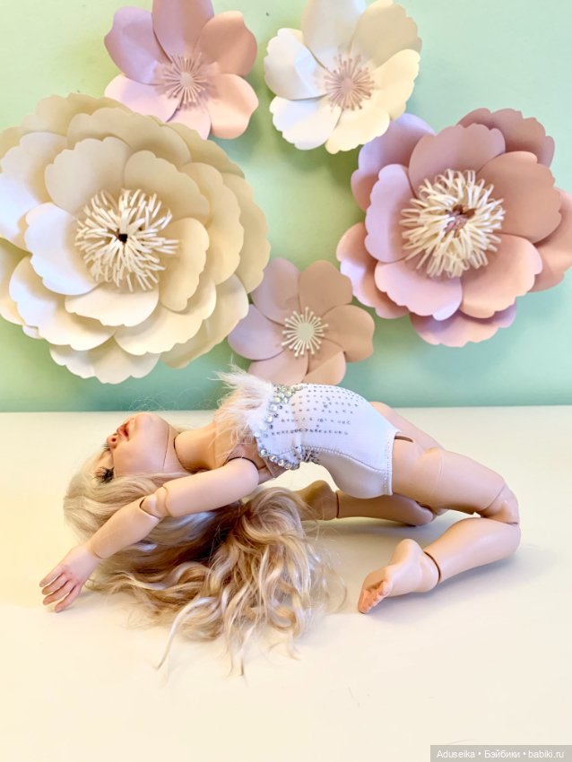 Гимнастический этюд с новейшими усовершенствованиями авторской девочки от A.T.Dolls Татьяна Бачурина