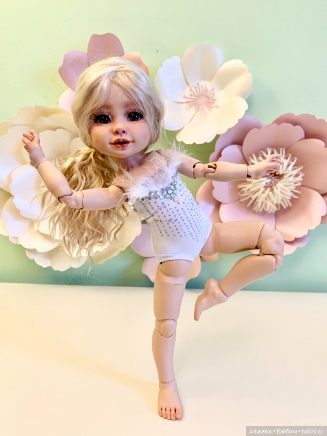 Гимнастический этюд с новейшими усовершенствованиями авторской девочки от A.T.Dolls Татьяна Бачурина