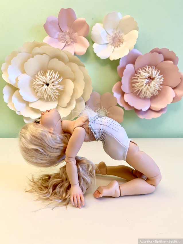 Гимнастический этюд с новейшими усовершенствованиями авторской девочки от A.T.Dolls Татьяна Бачурина