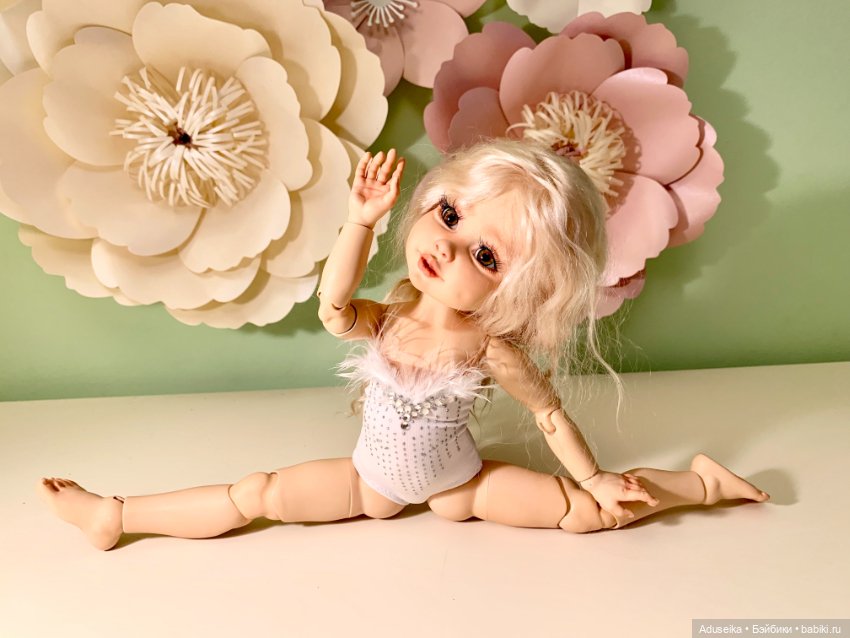 Гимнастический этюд с новейшими усовершенствованиями авторской девочки от A.T.Dolls Татьяна Бачурина