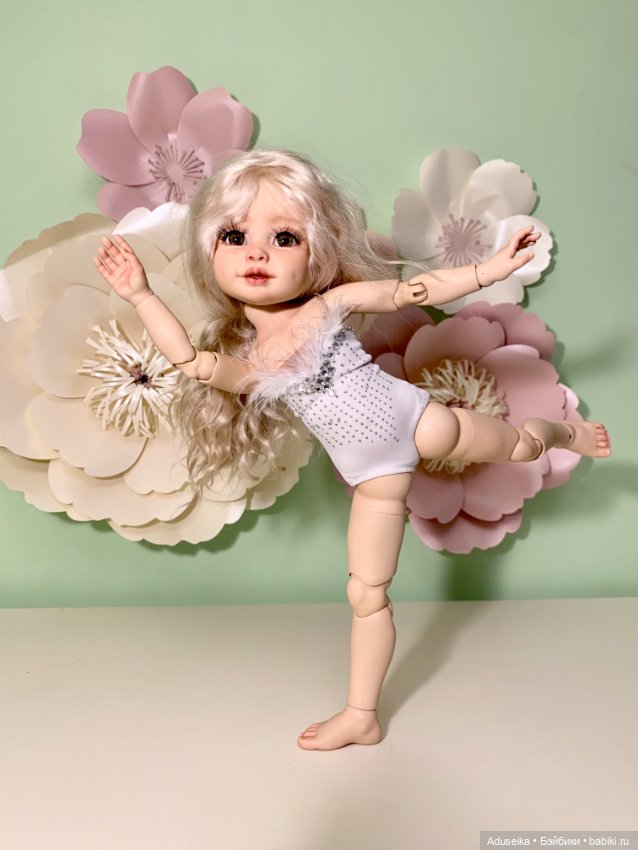 Гимнастический этюд с новейшими усовершенствованиями авторской девочки от A.T.Dolls Татьяна Бачурина