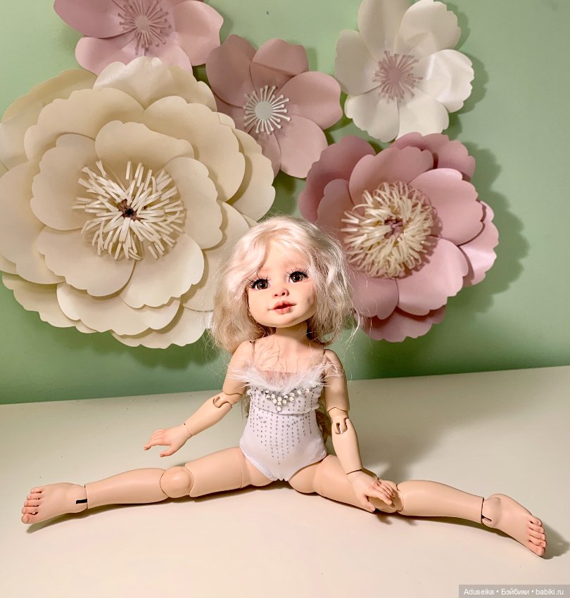 Гимнастический этюд с новейшими усовершенствованиями авторской девочки от A.T.Dolls Татьяна Бачурина