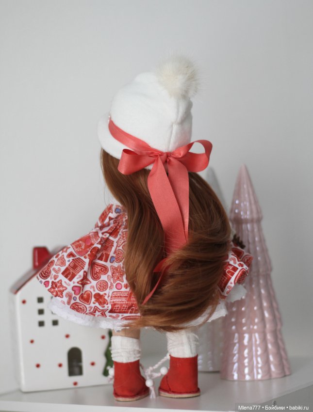 Барышня с пряниками — Авторские текстильные куклы: Вальдорфские (фото 5)