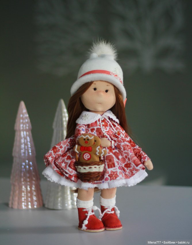 Барышня с пряниками — Авторские текстильные куклы: Вальдорфские (фото 3)