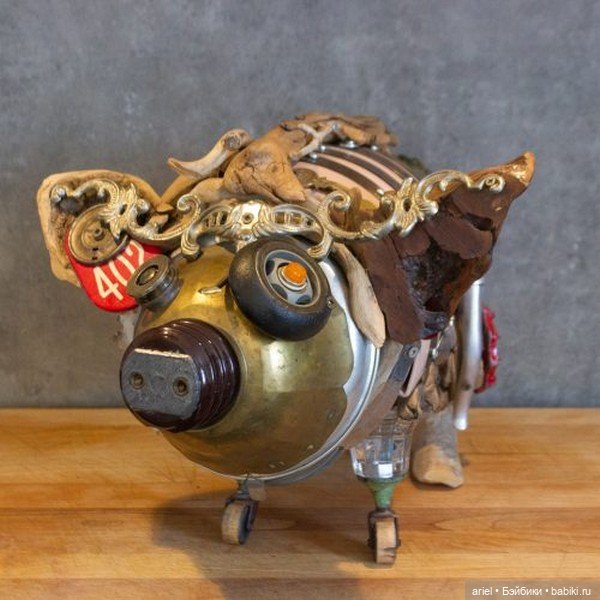 Работы из железа от Nathalie Trépanier (фото 3)