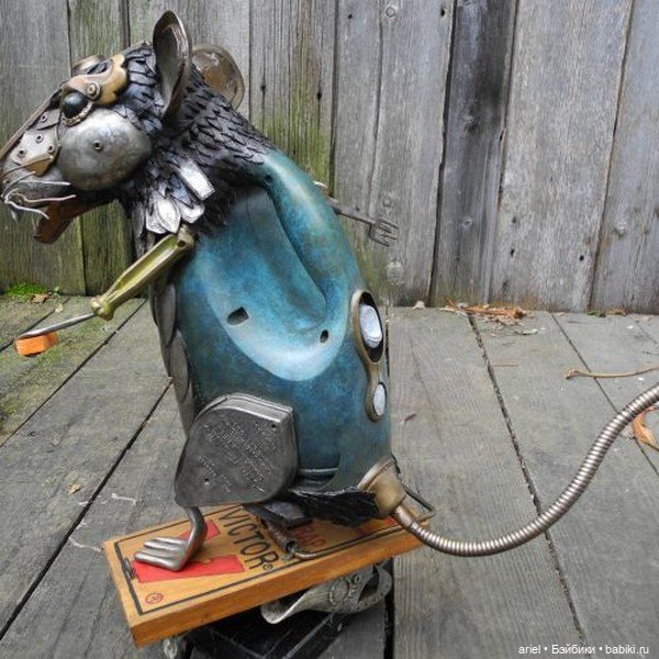 Работы из железа от Nathalie Trépanier (фото 8)