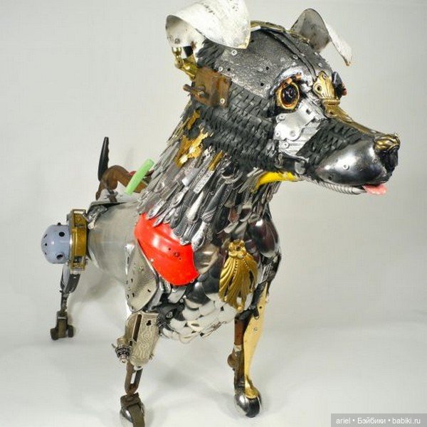 Работы из железа от Nathalie Trépanier (фото 5)