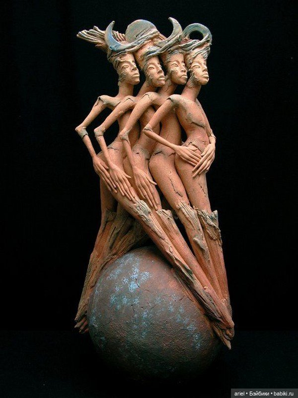 Скульптуры от автора Christien Dutoit