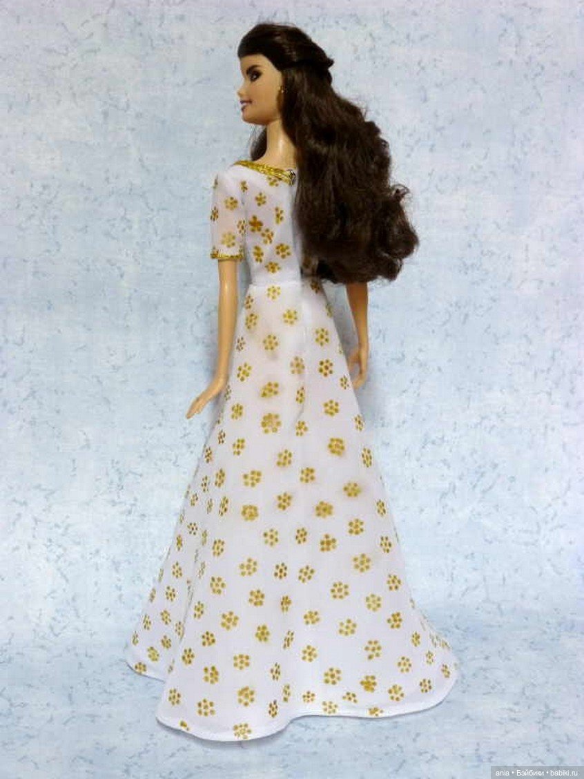 Кейт Миддлтон. Платье с золотой отделкой с выкройкой. Автор - IVA (фото 4)