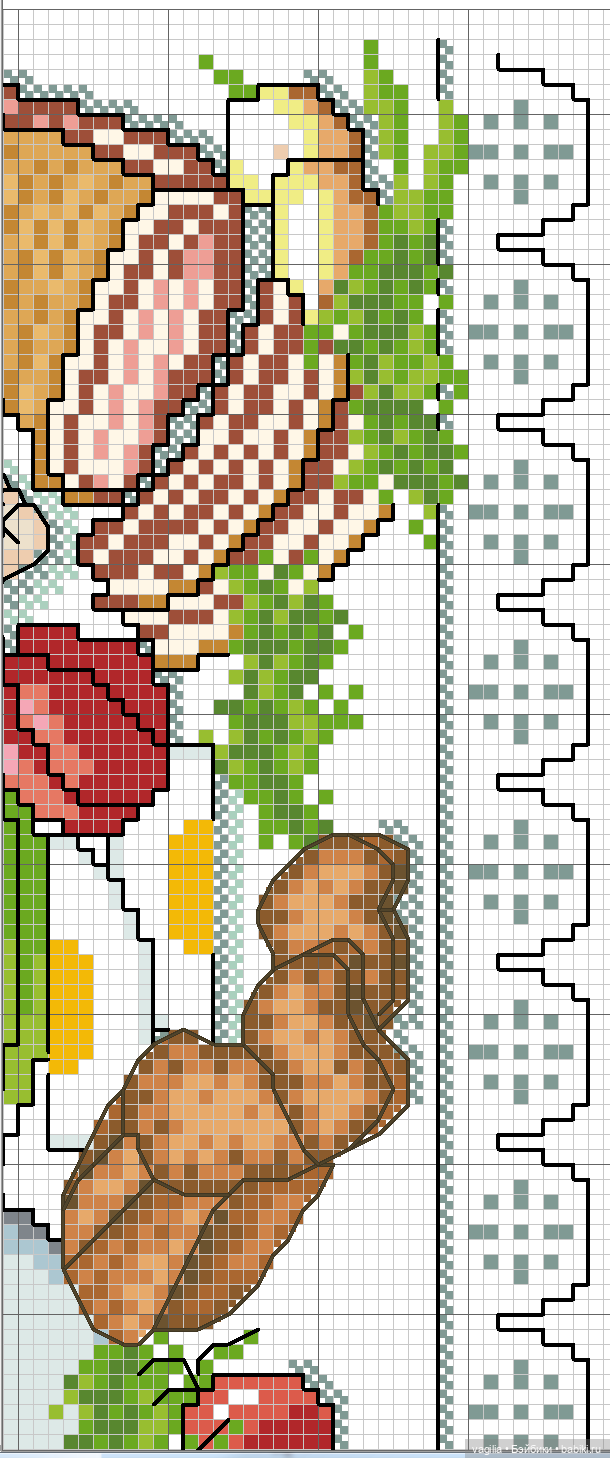 Поварята крестиком — Схемы вышивки крестом: фото узоров (фото 7)