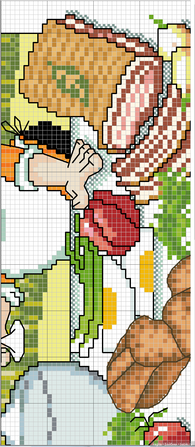 Поварята крестиком — Схемы вышивки крестом: фото узоров (фото 6)