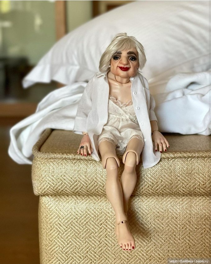 Бабуля- оторва — Авторские шарнирные куклы своими руками: лепка