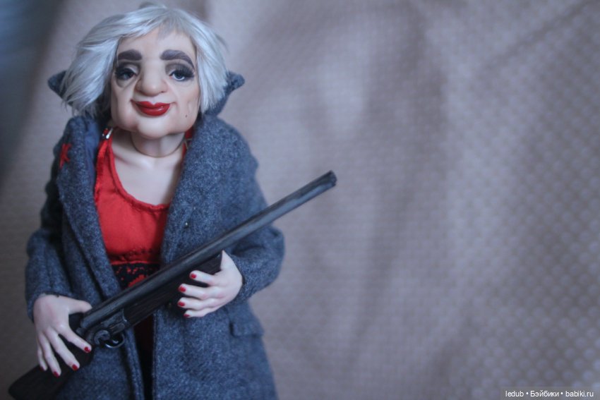 Бабуля- оторва — Авторские шарнирные куклы своими руками: лепка (фото 8)