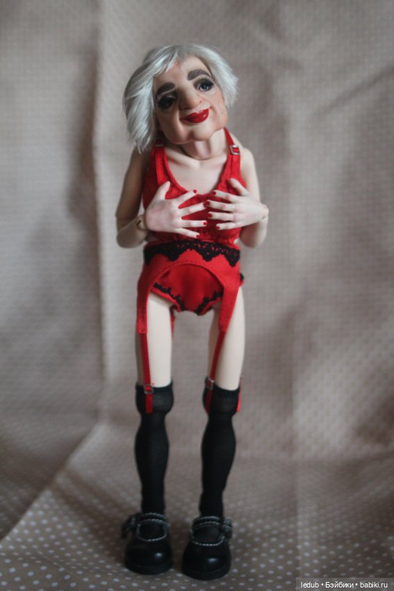 Бабуля- оторва — Авторские шарнирные куклы своими руками: лепка