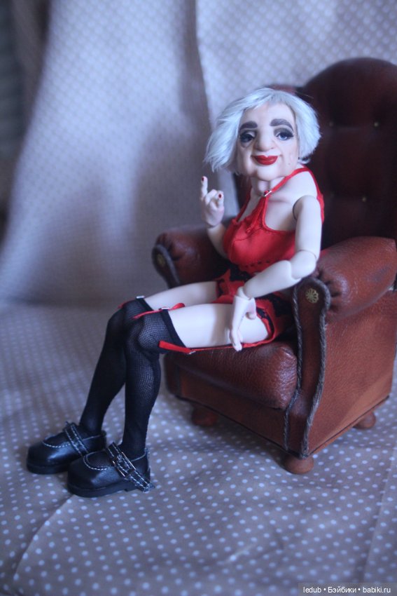 Бабуля- оторва — Авторские шарнирные куклы своими руками: лепка