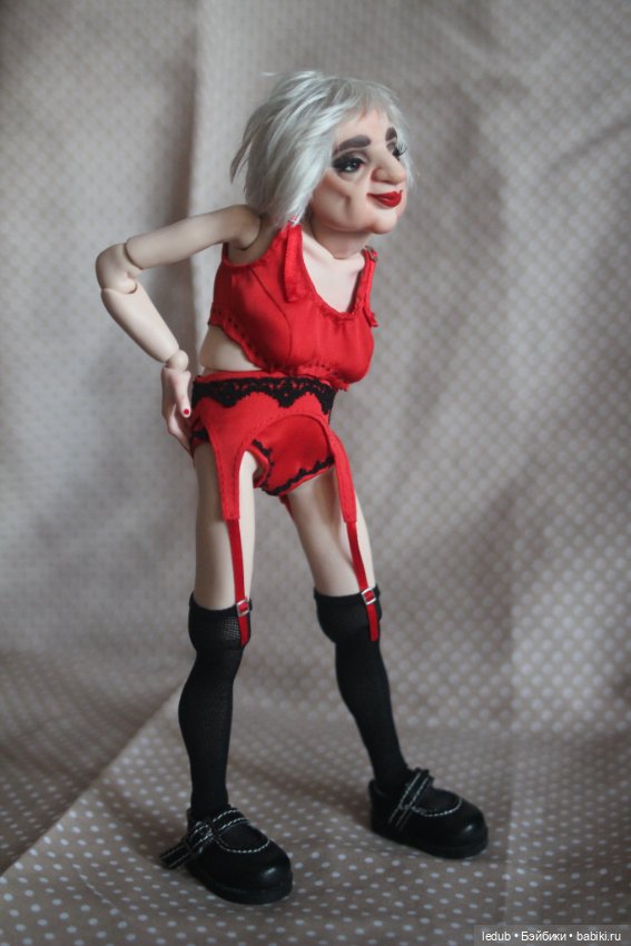 Бабуля- оторва — Авторские шарнирные куклы своими руками: лепка