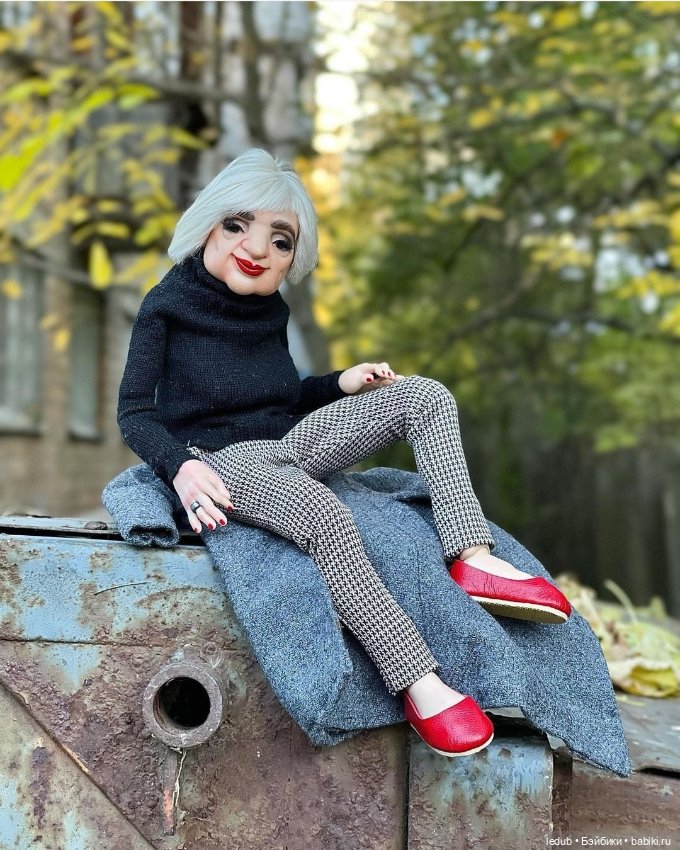 Бабуля- оторва — Авторские шарнирные куклы своими руками: лепка