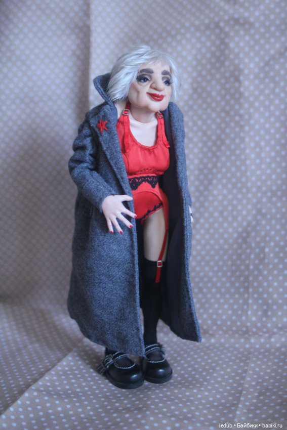 Бабуля- оторва — Авторские шарнирные куклы своими руками: лепка (фото 2)