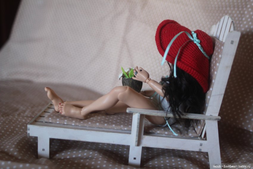 Бабуля-курортница — Авторские шарнирные куклы своими руками: лепка (фото 3)