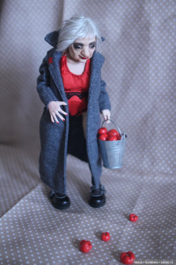 Бабуля- оторва — Авторские шарнирные куклы своими руками: лепка (фото 3)