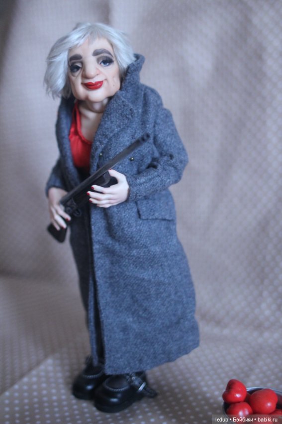 Бабуля- оторва — Авторские шарнирные куклы своими руками: лепка (фото 9)