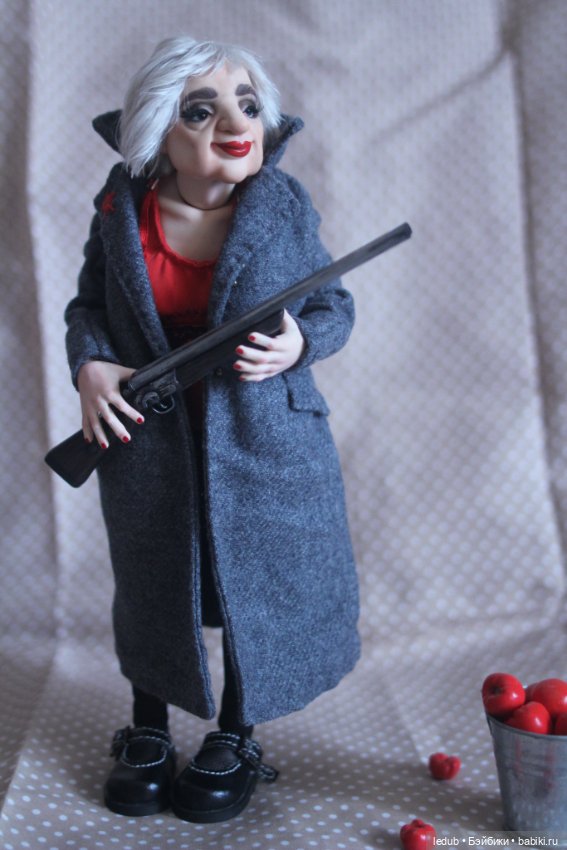 Бабуля- оторва — Авторские шарнирные куклы своими руками: лепка (фото 10)