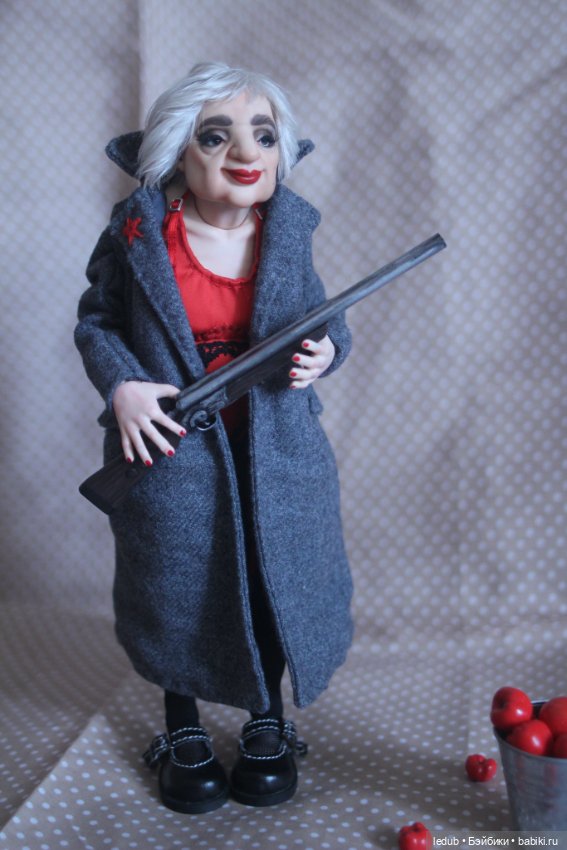 Бабуля- оторва — Авторские шарнирные куклы своими руками: лепка (фото 6)
