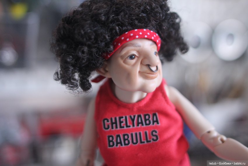 Бабуля-Баскетболистка — Авторские шарнирные куклы своими руками: лепка