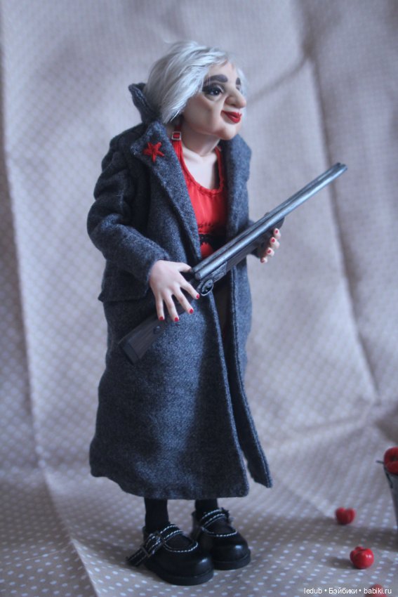 Бабуля- оторва — Авторские шарнирные куклы своими руками: лепка (фото 7)