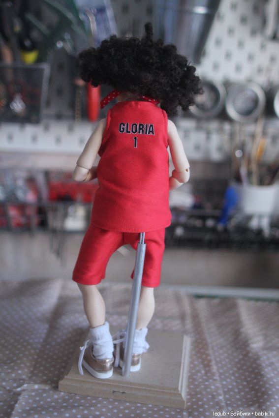 Бабуля-Баскетболистка — Авторские шарнирные куклы своими руками: лепка