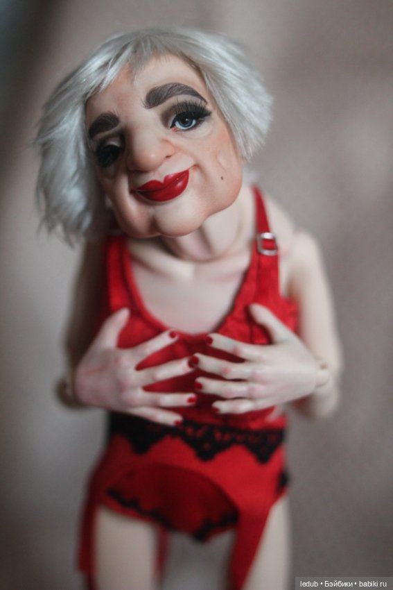 Бабуля- оторва — Авторские шарнирные куклы своими руками: лепка