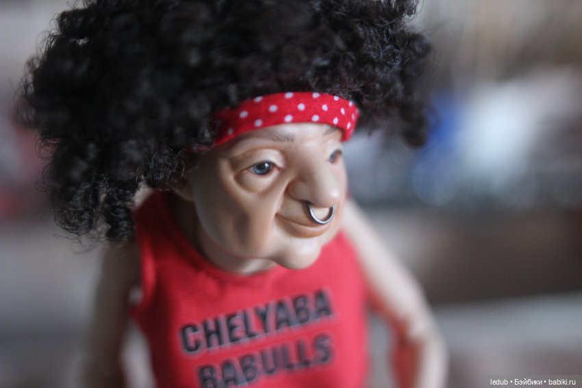 Бабуля-Баскетболистка — Авторские шарнирные куклы своими руками: лепка