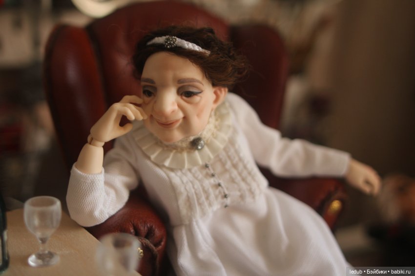 Бабуля Мэй-нежный цветок — Авторские шарнирные куклы своими руками: лепка