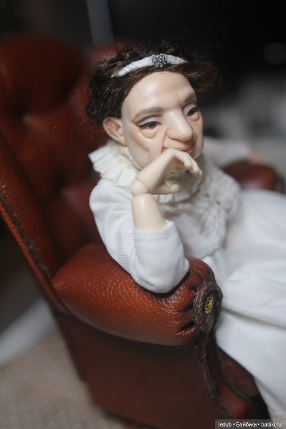 Бабуля Мэй-нежный цветок — Авторские шарнирные куклы своими руками: лепка (фото 8)