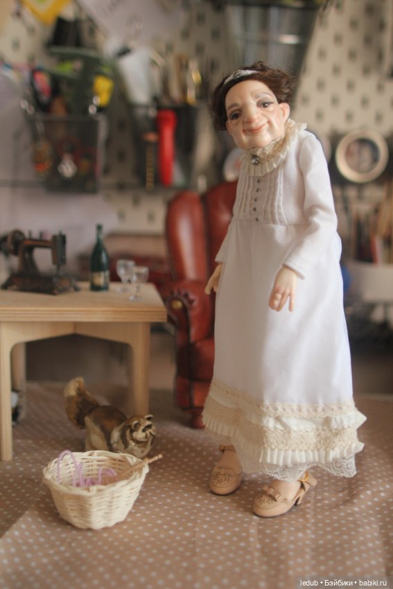 Бабуля Мэй-нежный цветок — Авторские шарнирные куклы своими руками: лепка